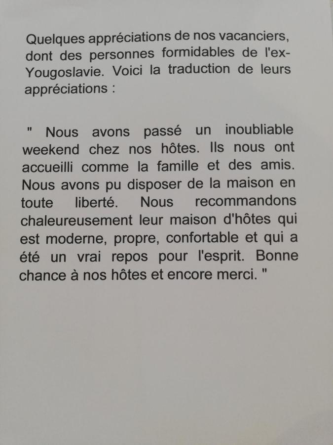سانت موريس سور موسيل Chez Marlyse-Chambres Et Table D'Hotes المظهر الخارجي الصورة